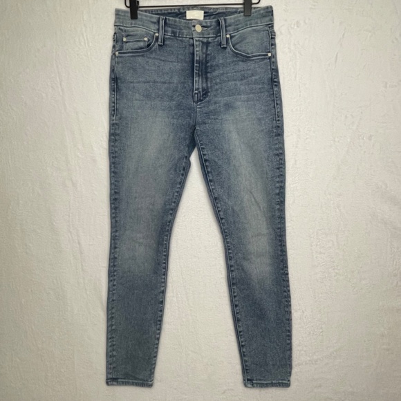 Mother Denim The Looker Ankle Twice Sky Sz 28 Womens Jeans - Picture 1 of 8